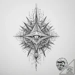 Ray, concept art for tattoo, on a clean white… – tattoo sketch (№1753961502_0, 31.07.2025 11:31) — tattoovalue.net