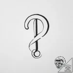 An interrobang symbol – tattoo sketch (№1753964237_0, 31.07.2025 12:17) — tattoovalue.net