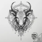 Tattoo sketch a zodiac symbol melting or drip… – tattoo sketch (№1753968912_0, 31.07.2025 13:35) — tattoovalue.net