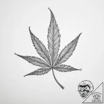 Hemp – tattoo sketch (№1753969683_0, 31.07.2025 13:48) — tattoovalue.net