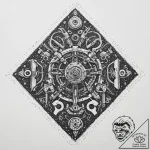 A mechanic’s garage, with tools neatly organi… – tattoo sketch (№1753971629_0, 31.07.2025 14:20) — tattoovalue.net