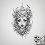Book, tattoo sketch design, on a clean white… – tattoo sketch (№1753972417_0, 31.07.2025 14:33) — tattoovalue.net