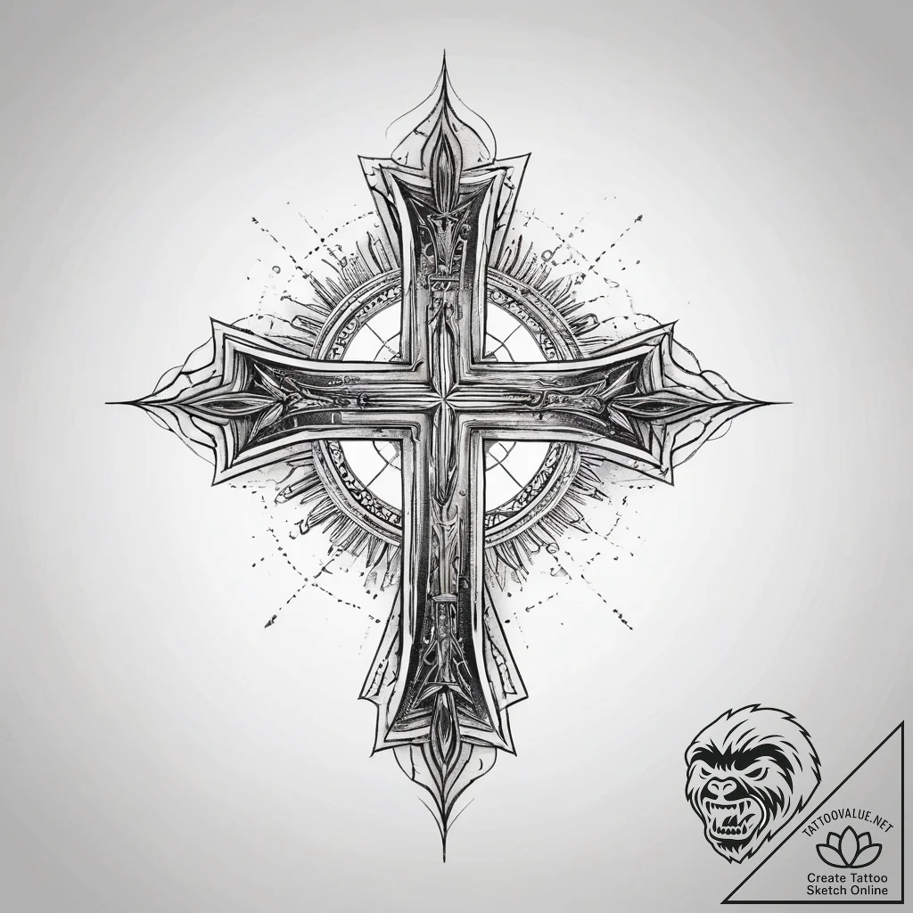 Tattoo design a rusted metal texture forming... - tattoo sketch (№1753981241_0, 31.07.2025 17:00) — tattoovalue.net