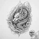Morgan le fay, artistic tattoo sketch, black… – tattoo sketch (№1753984288_0, 31.07.2025 17:51) — tattoovalue.net