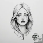 Tattoo sketch a subtle ‘ghost’ outline of a l… – tattoo sketch (№1753985720_0, 31.07.2025 18:15) — tattoovalue.net