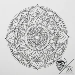 Omega (symbol), concept art for tattoo, on a… – tattoo sketch (№1753988169_0, 31.07.2025 18:56) — tattoovalue.net