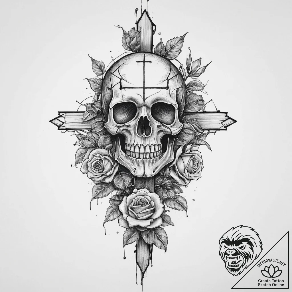 A power line technician working high up on a... - tattoo sketch (№1753988370_0, 31.07.2025 18:59) — tattoovalue.net