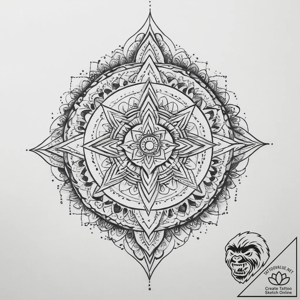 Tattoo sketch a minimalist design on the back... - tattoo sketch (№1753990166_0, 31.07.2025 19:29) — tattoovalue.net