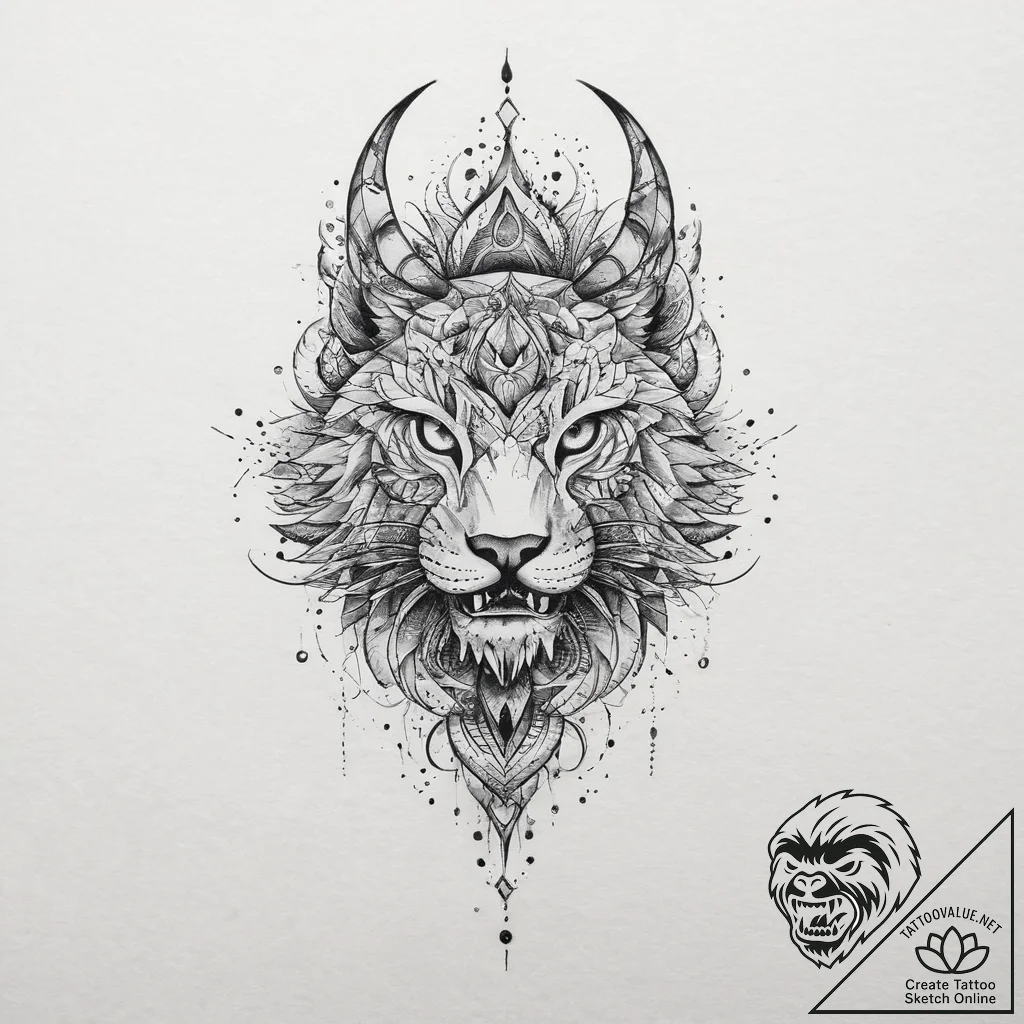 р“сђсѓрїрїр° 14: abstract & geometric strengt... - tattoo sketch (№1753992378_0, 31.07.2025 20:06) — tattoovalue.net