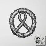 Tattoo design ‘pretzel’ on one, ‘beer’ on the… – tattoo sketch (№1753992779_0, 31.07.2025 20:12) — tattoovalue.net