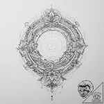 Tattoo sketch an abstract representation of w… – tattoo sketch (№1753996904_0, 31.07.2025 21:21) — tattoovalue.net
