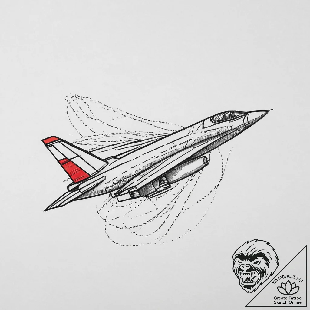 Paper airplane, tattoo sketch design, soft wh... - tattoo sketch (№1754001092_0, 31.07.2025 22:31) — tattoovalue.net