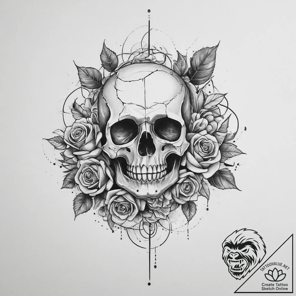 Tattoo design a visual representation of "bre... - tattoo sketch (№1754001292_0, 31.07.2025 22:34) — tattoovalue.net