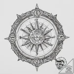 Tattoo design a zodiac symbol merged with a h… – tattoo sketch (№1754002445_0, 31.07.2025 22:54) — tattoovalue.net