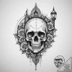 A grimy, graffiti-covered wall in a berlin al… – tattoo sketch (№1754005793_0, 31.07.2025 23:49) — tattoovalue.net