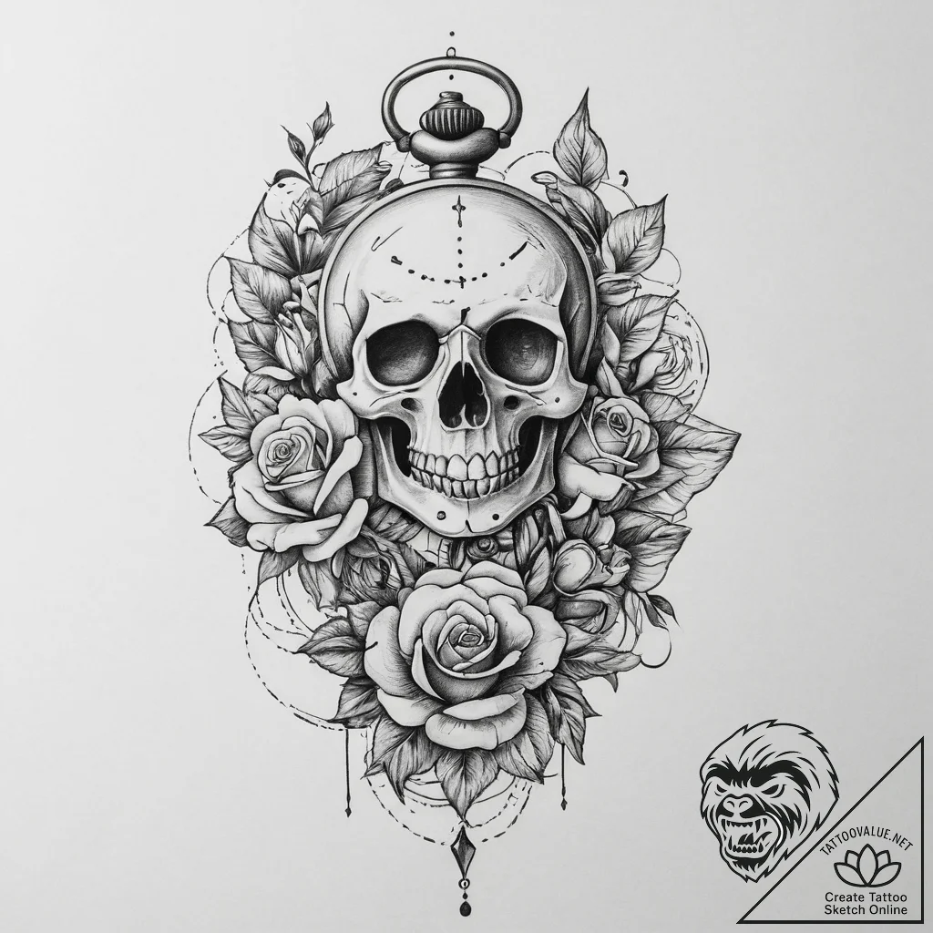 Tattoo sketch a detailed but small antique po... - tattoo sketch (№1754005990_0, 31.07.2025 23:53) — tattoovalue.net
