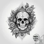 Tattoo sketch a powerful image of a generic m… – tattoo sketch (№1754007770_0, 01.08.2025 00:22) — tattoovalue.net