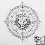 Tattoo sketch a zodiac symbol as a dynamic, a… – tattoo sketch (№1754008954_0, 01.08.2025 00:42) — tattoovalue.net