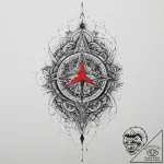 Tattoo sketch an abstract representation of g… – tattoo sketch (№1754014287_0, 01.08.2025 02:11) — tattoovalue.net