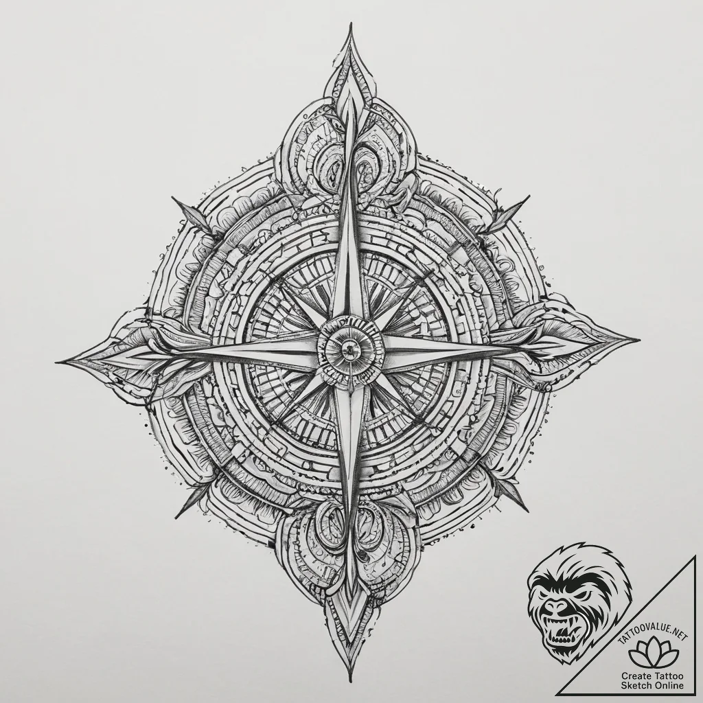 Tattoo sketch a tactical knife blade with a s... - tattoo sketch (№1754014683_0, 01.08.2025 02:18) — tattoovalue.net