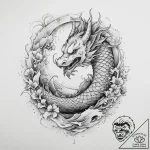 Spruce, tattoo sketch design, on a clean whit… – tattoo sketch (№1754014882_0, 01.08.2025 02:21) — tattoovalue.net