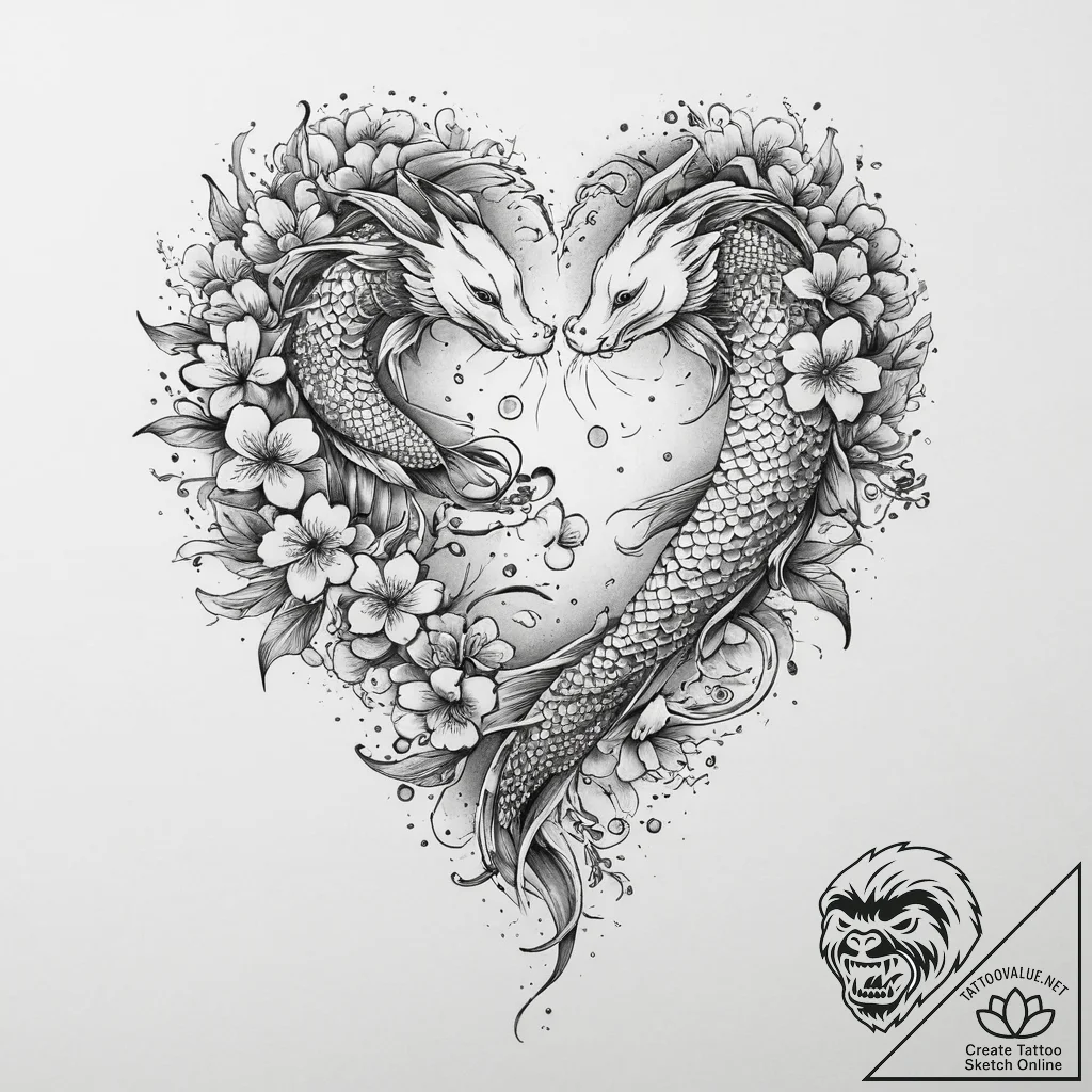 Tattoo design a pixelated heart that is also... - tattoo sketch (№1754016475_0, 01.08.2025 02:47) — tattoovalue.net