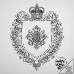 Tattoo sketch a family crest (generic, non-sp… – tattoo sketch (№1754016674_0, 01.08.2025 02:51) — tattoovalue.net