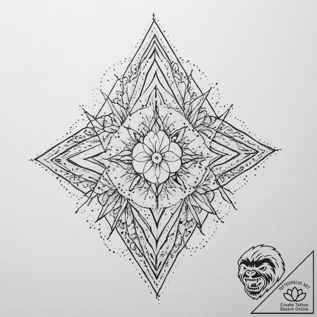 Tattoo sketch a delicate pattern along the si... - tattoo sketch (№1754021827_0, 01.08.2025 04:17) — tattoovalue.net