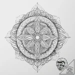 A close-up of a single coffee bean., tattoo s… – tattoo sketch (№1754022024_0, 01.08.2025 04:20) — tattoovalue.net