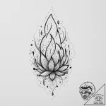 Fire, tattoo drawing outline, linework tattoo… – tattoo sketch (№1754022422_0, 01.08.2025 04:27) — tattoovalue.net