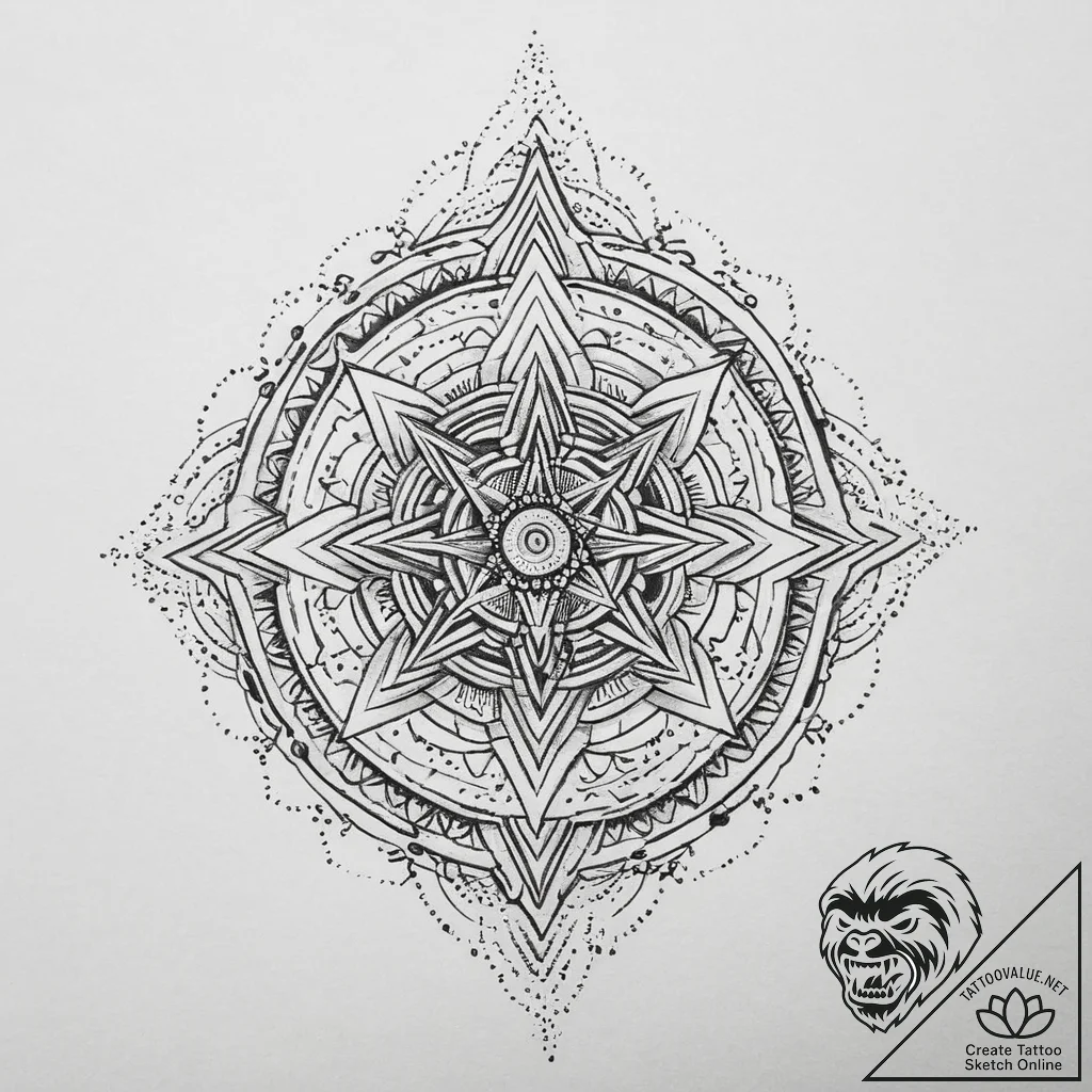 р“сђсѓрїрїр° 17: architectural & structural (... - tattoo sketch (№1754023611_0, 01.08.2025 04:46) — tattoovalue.net
