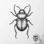 Tattoo sketch a fine line drawing of a small,… – tattoo sketch (№1754024211_0, 01.08.2025 04:56) — tattoovalue.net