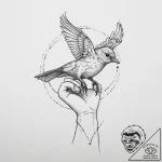 Tattoo sketch: a close-up of lada’s hand gent… – tattoo sketch (№1754024803_0, 01.08.2025 05:06) — tattoovalue.net