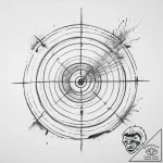 Tattoo design a laser beam cutting through a… – tattoo sketch (№1754025001_0, 01.08.2025 05:10) — tattoovalue.net