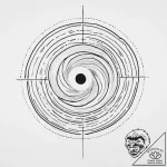 Black hole, tattoo sketch design, on a clean… – tattoo sketch (№1754028370_0, 01.08.2025 06:06) — tattoovalue.net