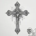 A person getting a traditional tattoo., ink i… – tattoo sketch (№1754030348_0, 01.08.2025 06:39) — tattoovalue.net