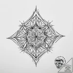 Svarog’s square, concept art for tattoo, mini… – tattoo sketch (№1754030744_0, 01.08.2025 06:45) — tattoovalue.net