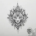 Tattoo design a minimalist line transforming… – tattoo sketch (№1754033128_0, 01.08.2025 07:25) — tattoovalue.net