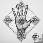 Tattoo design a zombie’s decaying hand reachi… – tattoo sketch (№1754033918_0, 01.08.2025 07:38) — tattoovalue.net