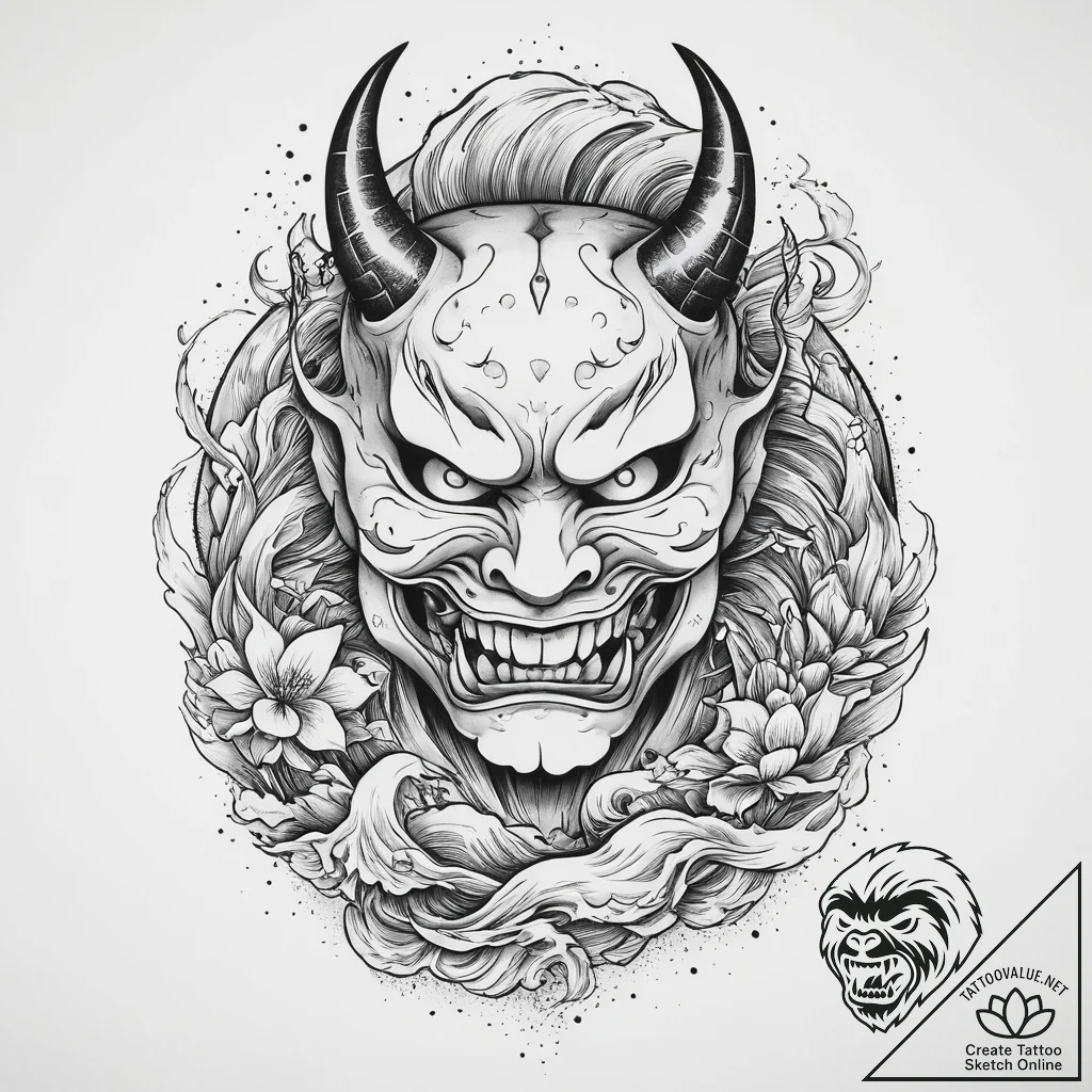 Tattoo design an abstract representation of a... - tattoo sketch (№1754035309_0, 01.08.2025 08:01) — tattoovalue.net