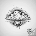 Tattoo sketch a stylized “game on” message ap… – tattoo sketch (№1754037492_0, 01.08.2025 08:38) — tattoovalue.net