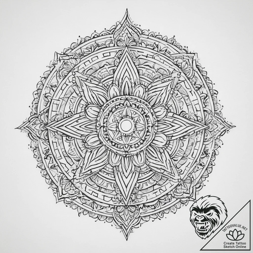 Tattoo design a complex, strong gear system,... - tattoo sketch (№1754037690_0, 01.08.2025 08:41) — tattoovalue.net