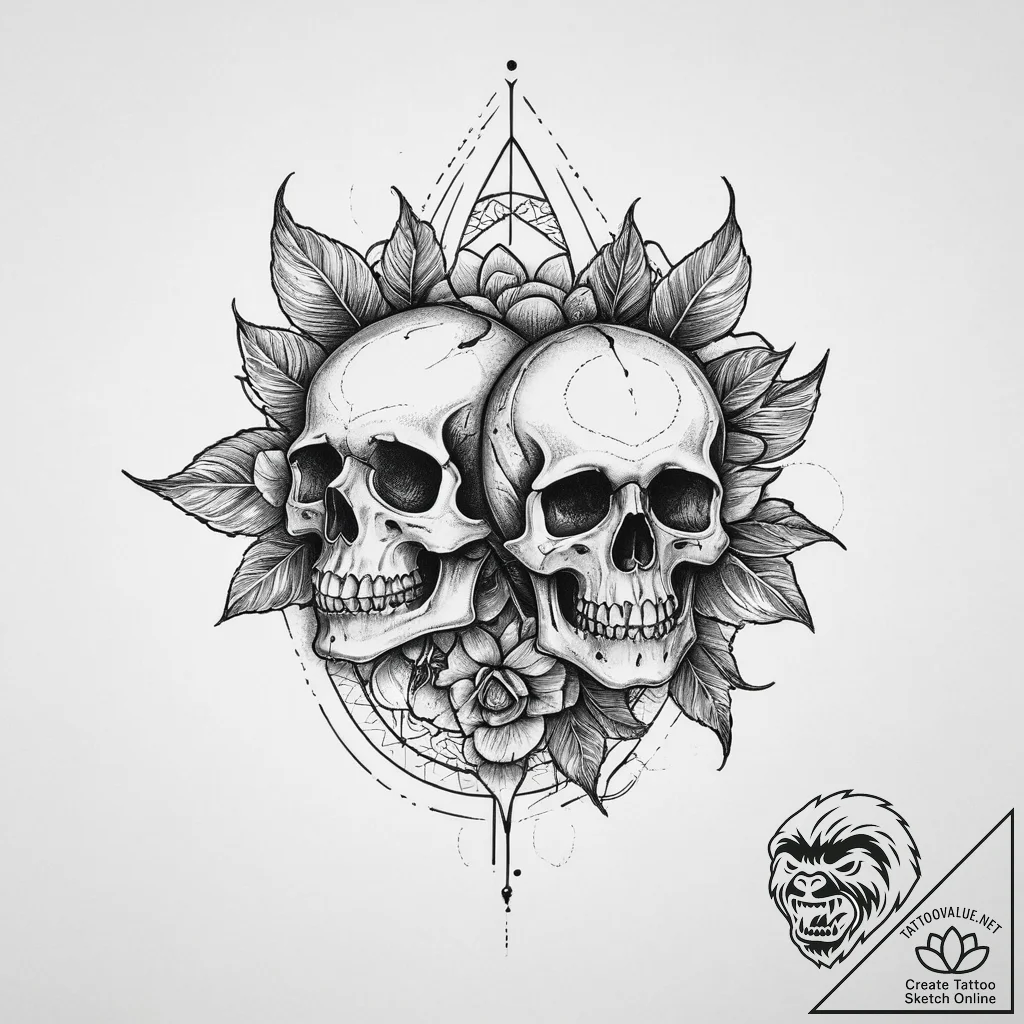 A close-up of a fresh fig, sliced in half., t... - tattoo sketch (№1754040880_0, 01.08.2025 09:34) — tattoovalue.net