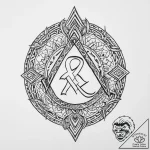 98. tattoo sketch: “bereginya” rune with a sm… – tattoo sketch (№1754041088_0, 01.08.2025 09:38) — tattoovalue.net