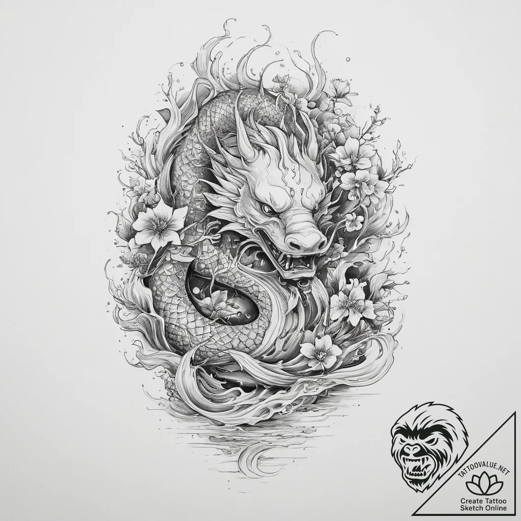 Charon on the river styx, artistic tattoo ske... - tattoo sketch (№1754042098_0, 01.08.2025 09:54) — tattoovalue.net