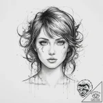 Tattoo design an abstract representation of c… – tattoo sketch (№1754044773_0, 01.08.2025 10:39) — tattoovalue.net
