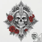Tattoo design: a scene of abundance and prosp… – tattoo sketch (№1754045780_0, 01.08.2025 10:56) — tattoovalue.net