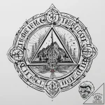 The hellfire club logo from stranger things,… – tattoo sketch (№1754047201_0, 01.08.2025 11:20) — tattoovalue.net