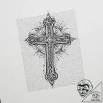 Tattoo design an open spellbook with glowing… – tattoo sketch (№1754054112_0, 01.08.2025 13:15) — tattoovalue.net