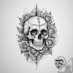 Tattoo design a mind shielded by a powerful a… – tattoo sketch (№1754055941_0, 01.08.2025 13:45) — tattoovalue.net
